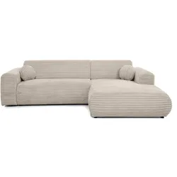 ECKSOFA Puerto, ohne Schlaffunktion, Beige, rechts