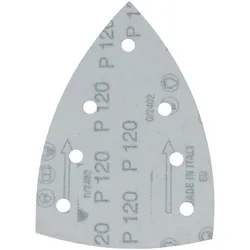 Makita Schleifpapier 100x150mm, Körnung A120,Klett, 7 Loch, 10 Stück - E-23450