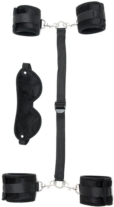Rimba Set à bondage velcro avec masque de 10 pièces