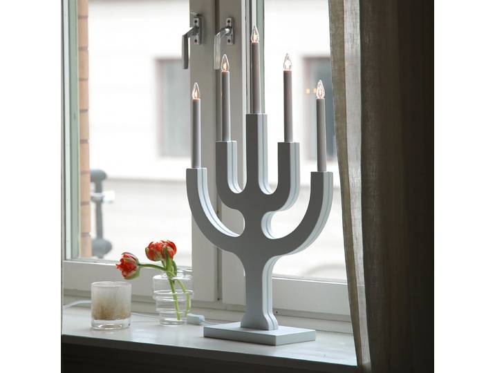 Objet déco Sapin 40 x 66 x 12cm Blanc