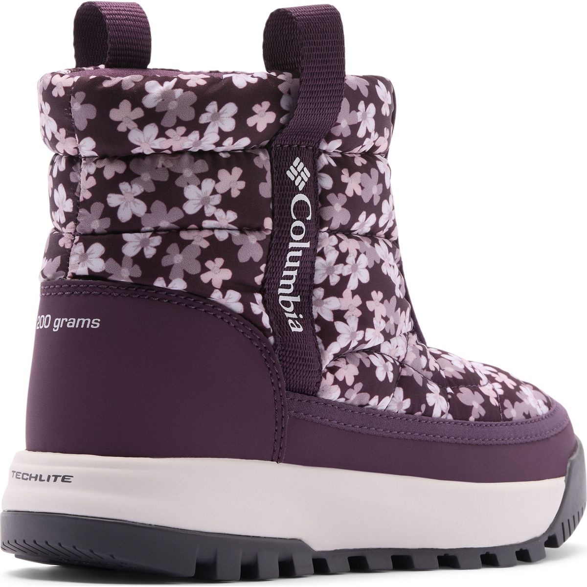 Columbia Kids' Snowtrot Snow Boot dusty purple, dusty purple posies (500) 8 207891-2078912-500-8