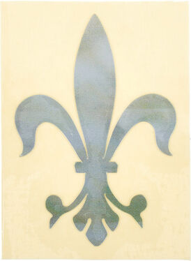 Jockomo Headstock-Fleur de Lys WP Nacre blanche