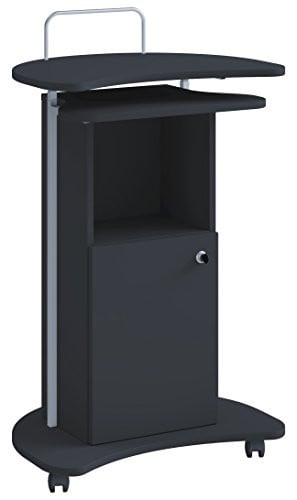 VCM Komil Lessenaar met lade, zwart, B/D/H: 56 x 41 x 93 cm