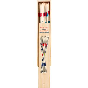 Goki Geschicklichkeitsspiel HS200, Mikado im Holzkasten, aus Holz, für 1-x Spieler, ab 5 Jahre