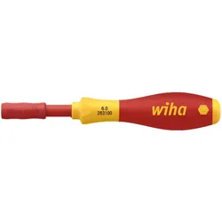 Wiha Schraubendreher mit Bithalter SoftFinish electric slimVario für slimBits - 34577