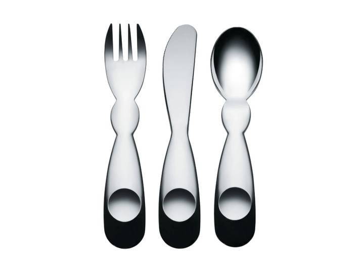 Alessi Couverts pour enfants Alessini 3 pièces