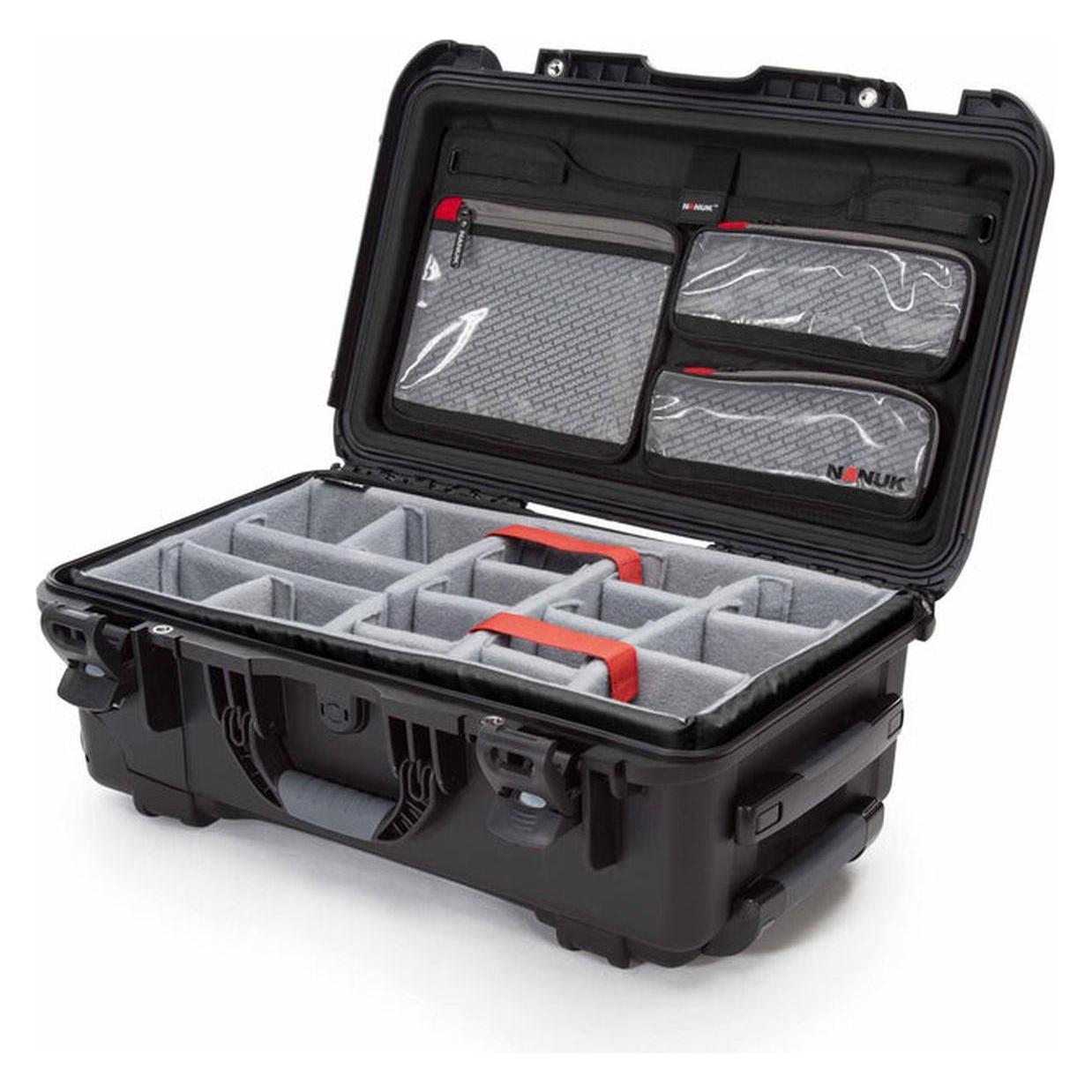 Nanuk Case w/ Lid Org./Divider Black Pro Photo Kit Case Interior 5 (Fotokoffer, 28.50 l) (935S-060BK-0A0)