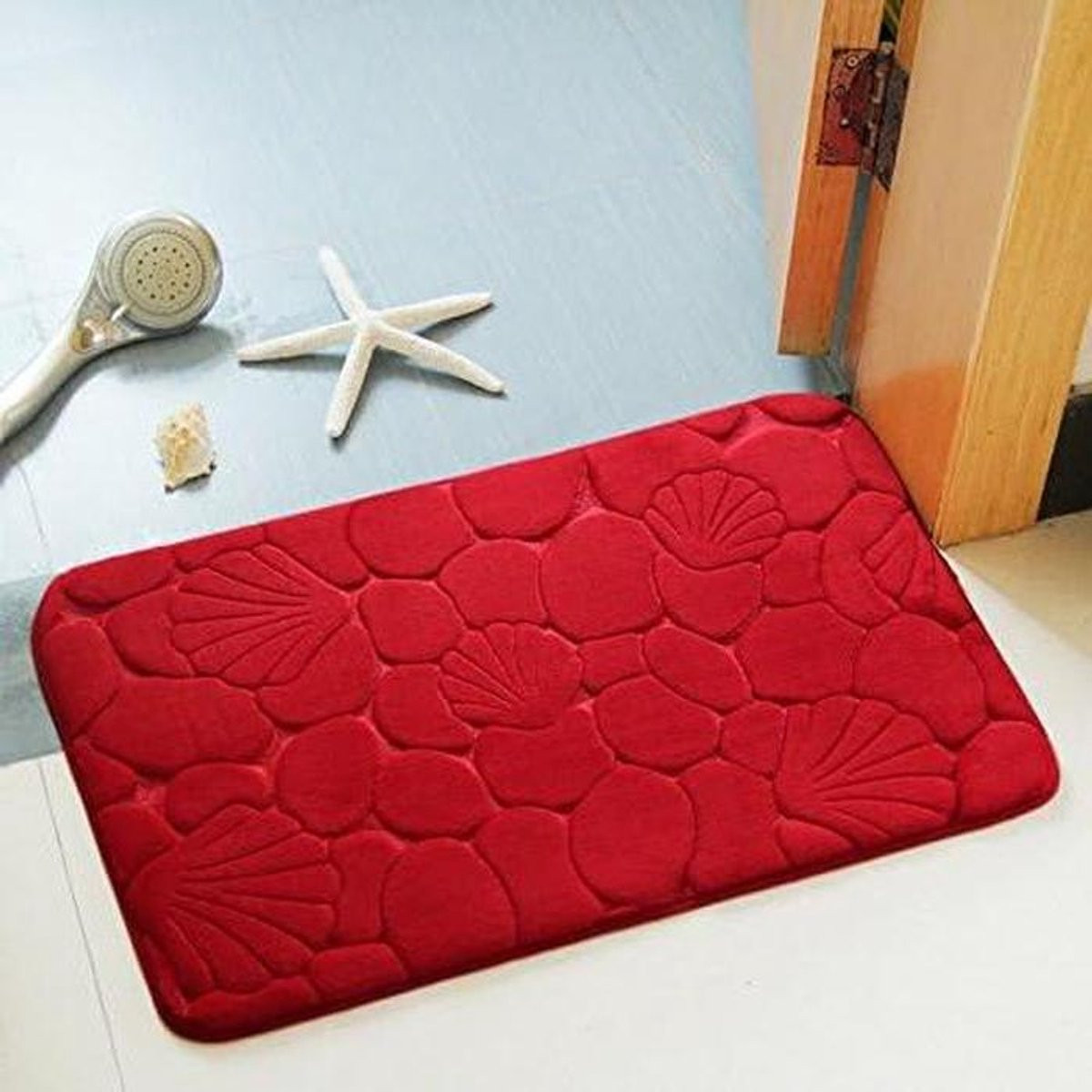 Grijs Antislip Mat voor Badkamer en Keuken - 50 x 80 cm