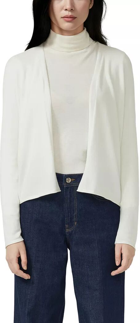 S. Oliver Red Label - Lange Strickjacke, langarm, für Damen, Weiss, Größe 36