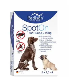 Redisan Spot-On Hunde 5X2,5 ml
