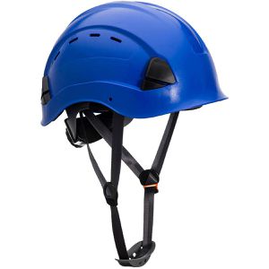 Portwest Schutzhelm Endurance PS63, EN 397, mit 6-Punkt-System & Kinnriemen, Größe 52-63, blau