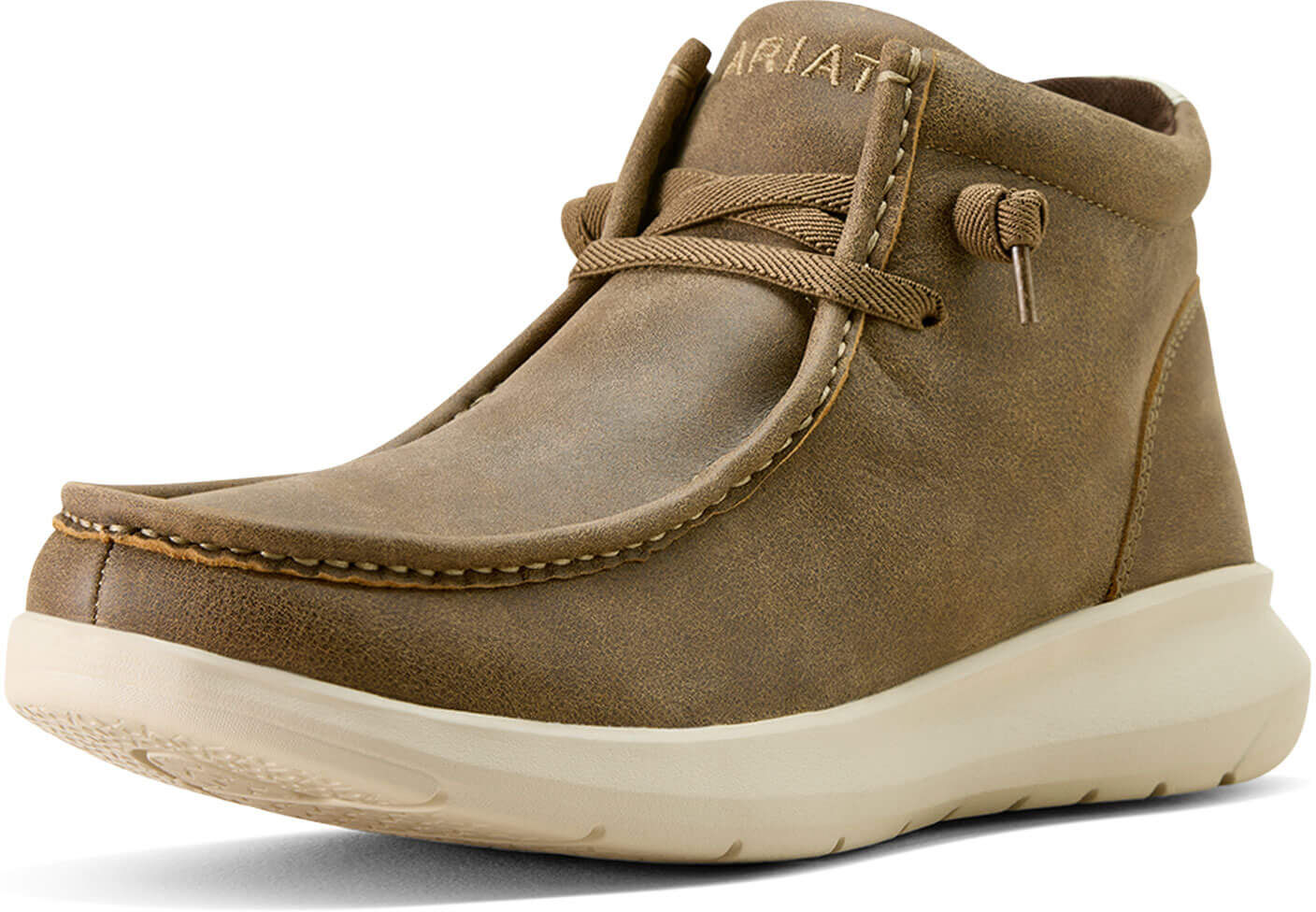 Men's Hilo Mid Shoe Casual Shoes in Brown Bomber Leather by Ariat