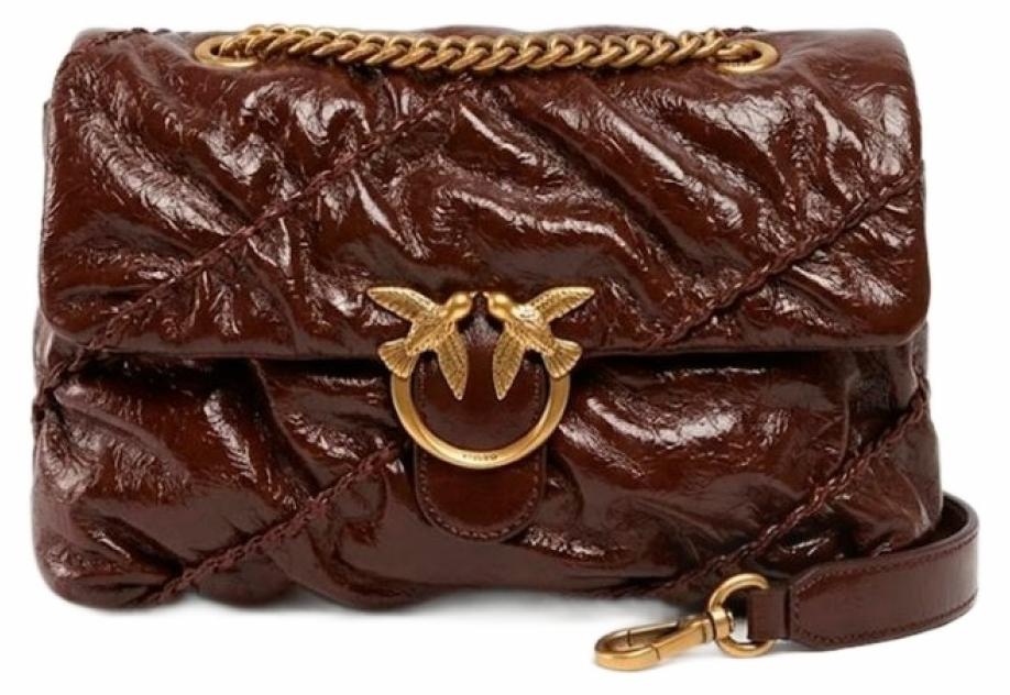 PINKO 107066 A2JC LOVE PUFF CRINCKLE CLAS Brown