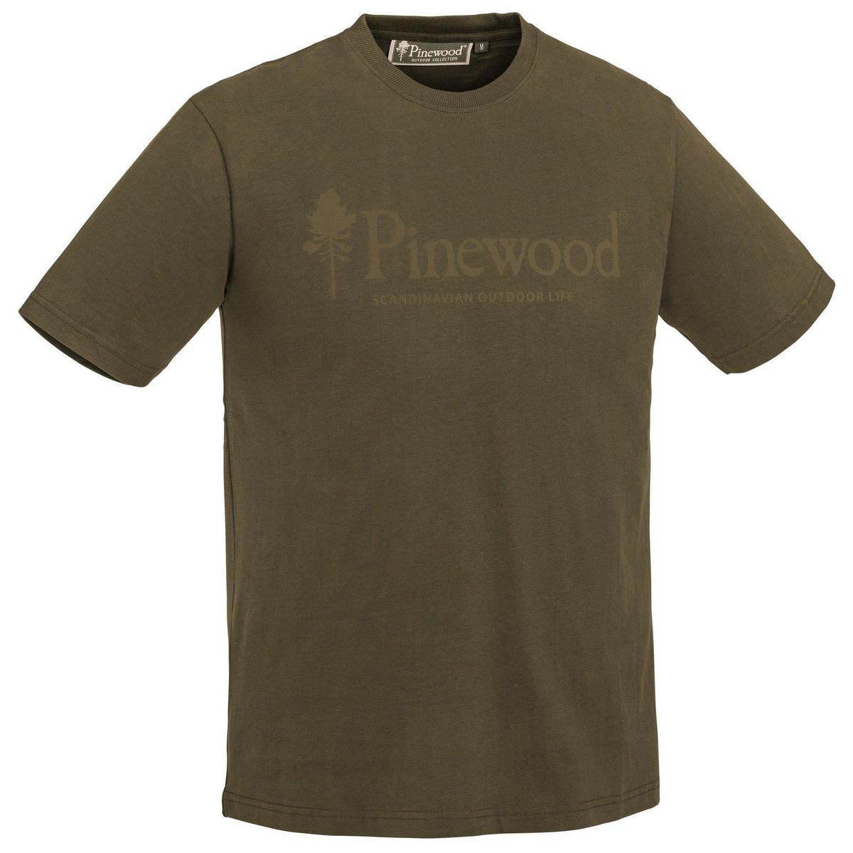 Pinewood Outdoor Life T-shirt h.olive (713) XL 1-54450713008