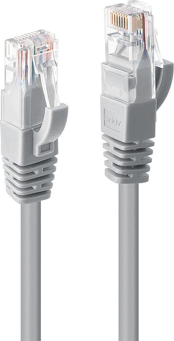 Lindy Cat6 U/UTP-kabel, grijs, 10 meter