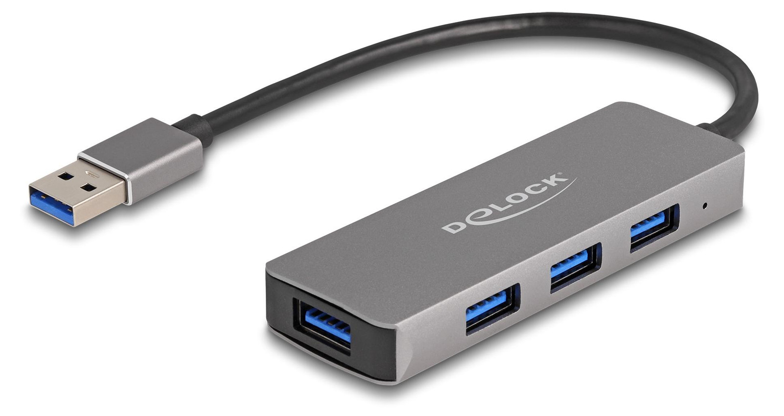 DeLOCK 63171 USB-hub 4-poorts grijs