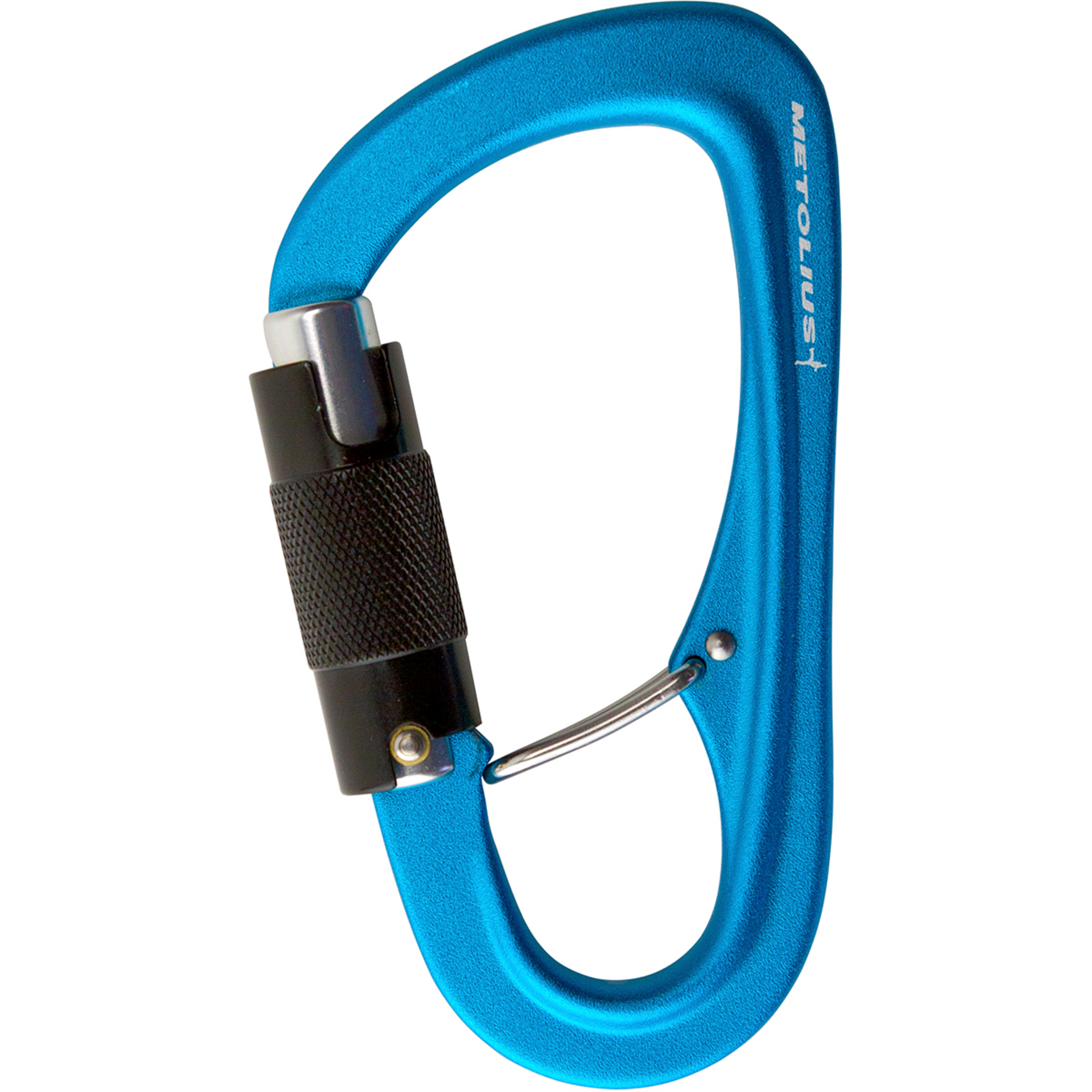 Metolius Gatekeeper Auto Lock Karabiner Karabiner blau Alpinklettern | Sportklettern