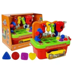 Lean Toys Workshop For Babies Sortierwerkzeugset mit Ton und Licht