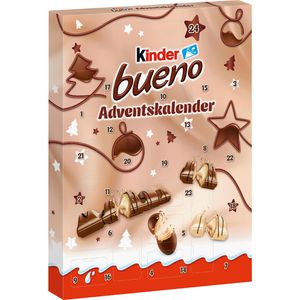 Kinder Adventskalender bueno, befüllt mit Miniatur-Schokoladenriegeln, 181g
