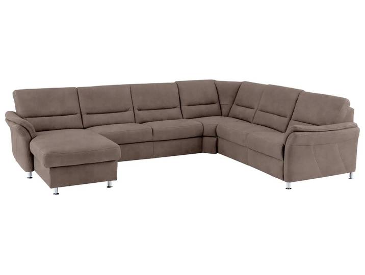Ecksofa Daisy Basic Polipol / Farbe: Granit / Material: Leder Basic