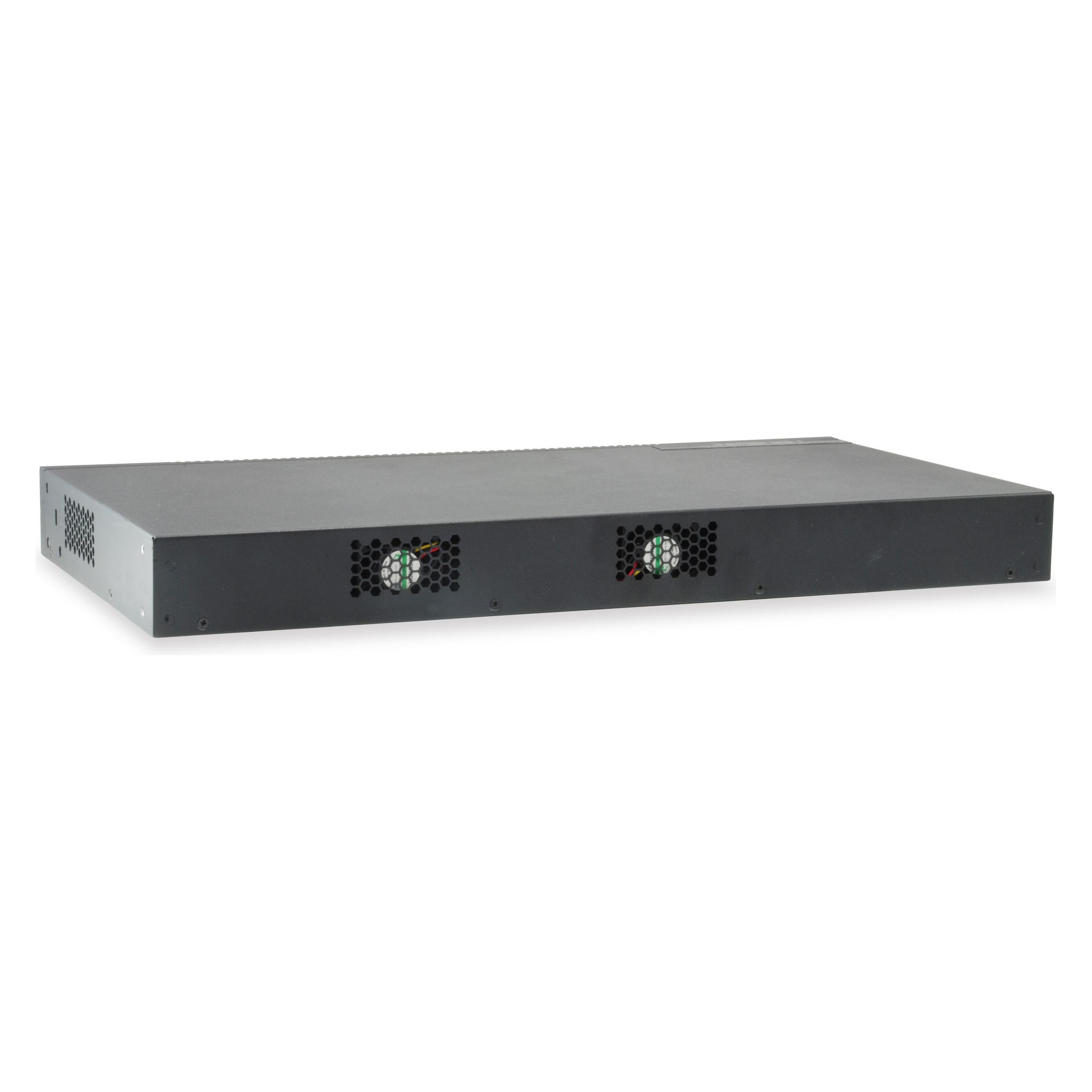 LevelOne 20 x SFP, /100/1000 RJ-45/SFP, 4 x SFP + Uplink, 1 x RJ-45 RAM, 100-240VAC (28 Ports) (GTL-2872)