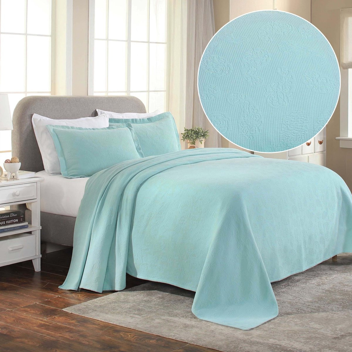 Merkloze 3-delige Paisley Bedsprei Set met Kussenslopen voor volwassenen