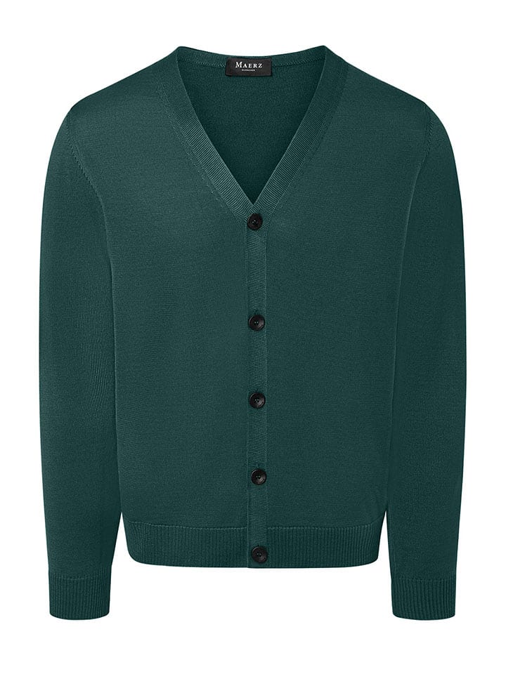 Maerz Muenchen Wollcardigan in Petrol - 54