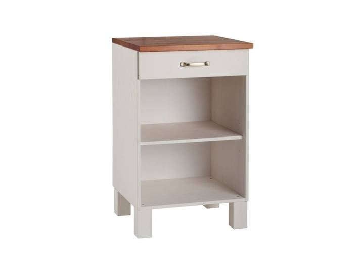 Alby-meuble 1 Tiroir Blanc/miel