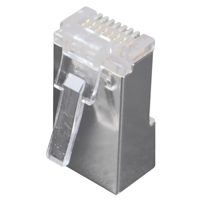 Solarix -Stecker RJ45 CAT5E STP für Kabel - 1 Stück / geschirmt / nicht gefaltet (KRJ45/5SH)