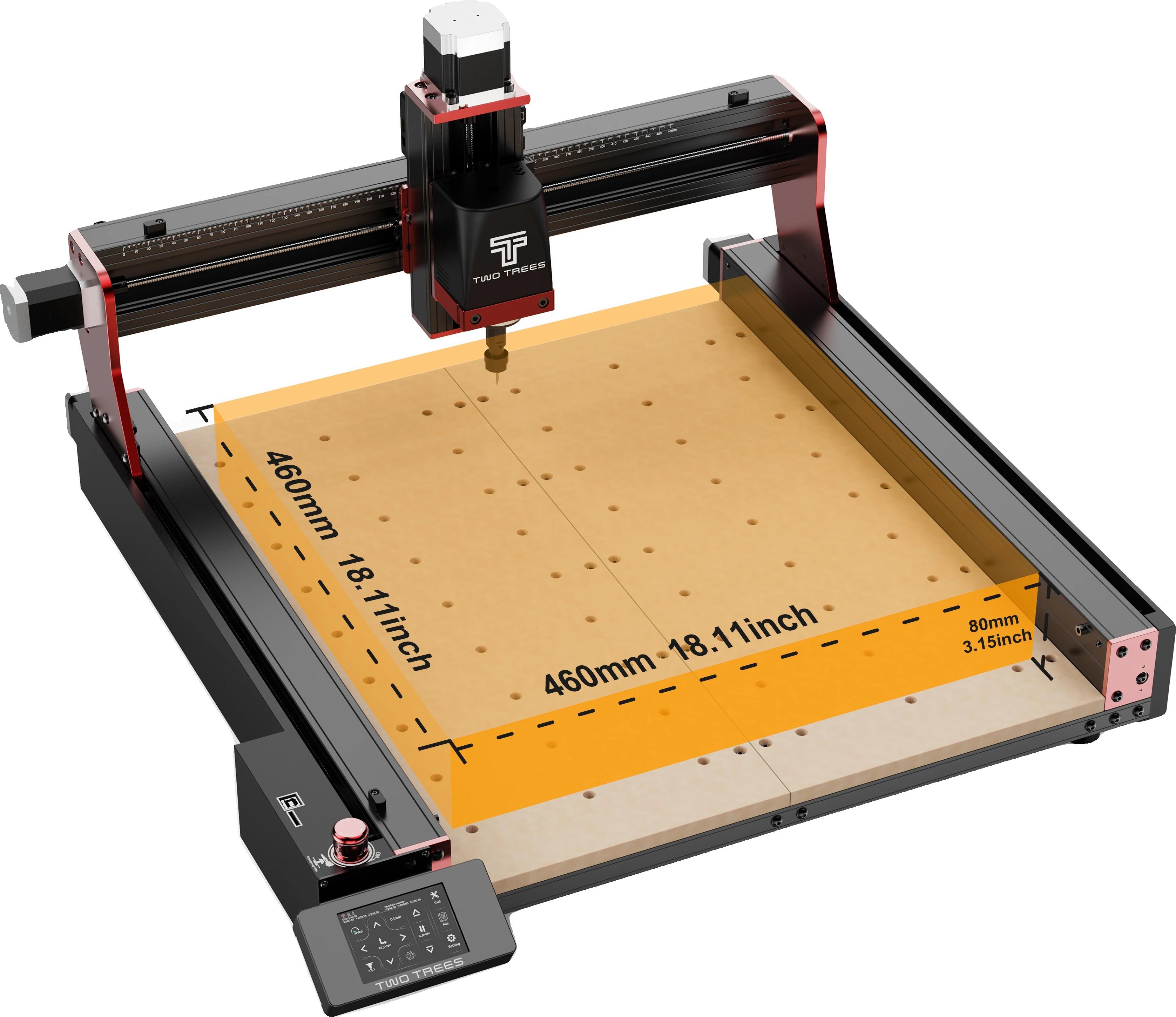 CNC-Fräswerkzeug, Präzisionsmechanik, Schneidemaschine für Holz, Acryl, Metall, vielseitige Verwendung, TTC450 Pro, EU, 3-Achse