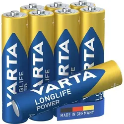 VARTA Batterien LONGLIFE Power AAA, 8 Stück
