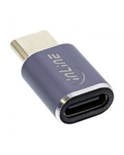 InLine USB4 Adapter USB Typ-C Stecker/Buchse Aluminium grau Grau (35900A)