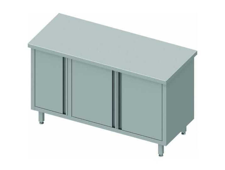 Meuble Bas Inox - Sans Dosseret - Portes Battantes - Gamme 700 - Stalgast