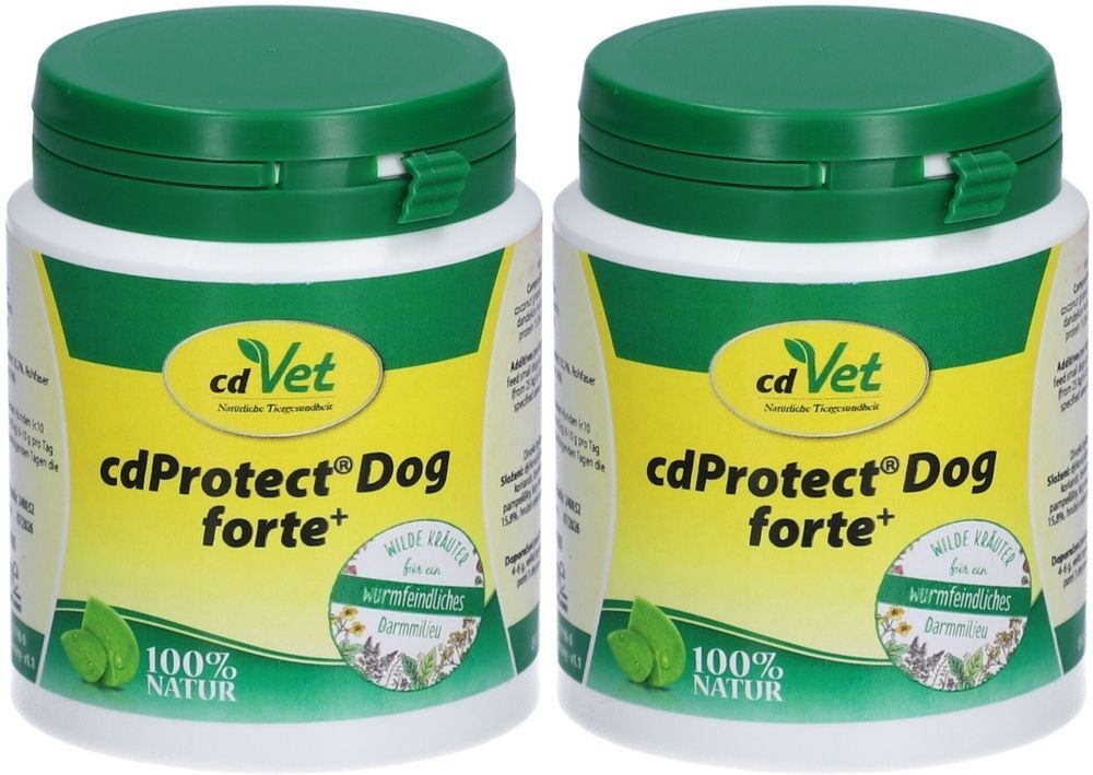 cdVet Cdprotect Dog forte+ Pulver vet. 2x 2x75 g