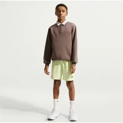 NIKE Kinder Sweatshirt KM K NK CLUB FLC CREW LS, Größe XS in Lila Lila