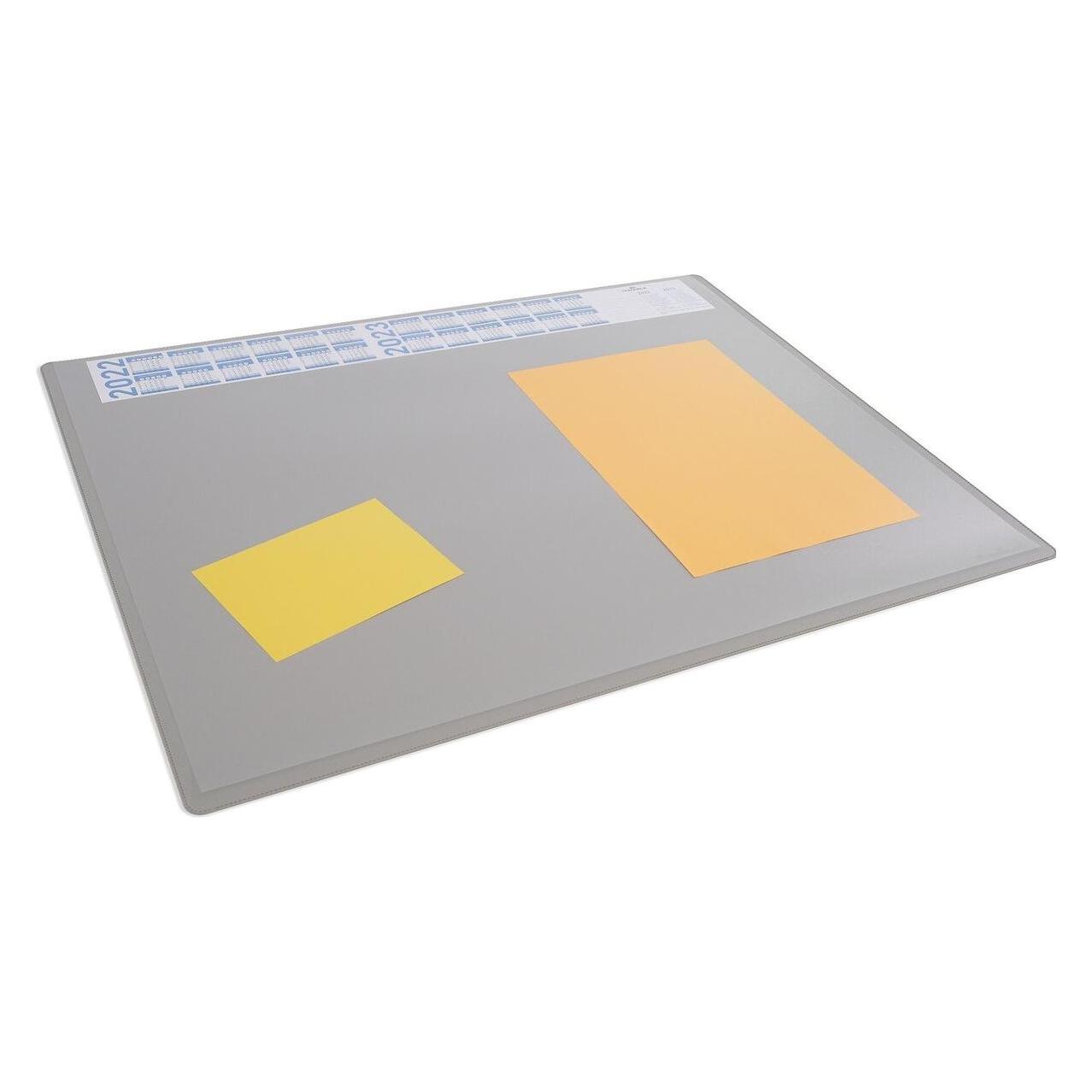 Durable Schreibunterlage mit Kalender, PP, grau (65 x 50 cm) (722310)