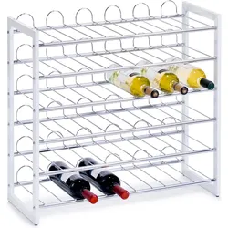 Zeller Present, Weinregal, Whitney (stapelbar, 36 Flaschen) (36 Flaschen, 68 x 26.50 x 63 cm)