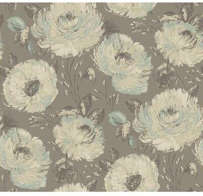 Seabrook Designs Cinna Floral Unpasted Wallpaper