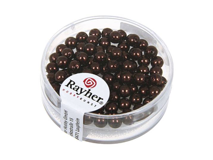 Rayher Renaissance Glaswachsperlen 4 mm 85 Stück
