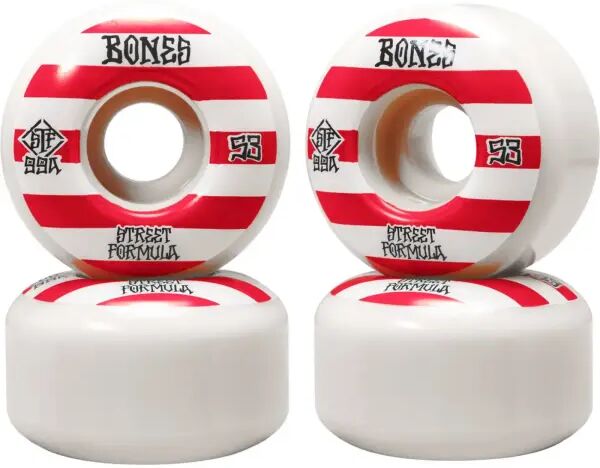 Ruote Skateboard Bones STF V4 Wide Pacco da 4 (53mm - Patterns 103a)
