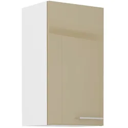 Küche Hängeschrank 40 Lara Cappuccino Hochglanz Küchenzeile Küchenblock