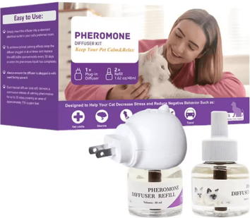 Inspire Picks Long Lasting Cat Pheromone Diffuser Plug In For Stress Relief And Comfort as Shows Us Plug
