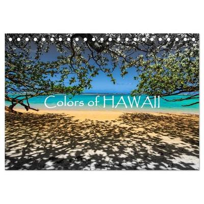 Colors of HAWAII (Tischkalender 2027 DIN A5 quer), CALVENDO Monatskalender