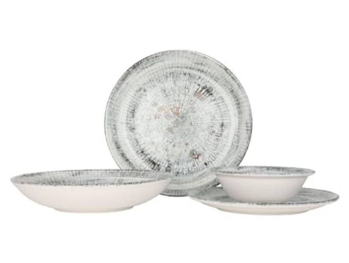 Bonna Geschirrset (Large) - Odette - 24 teilig - 6 Personen - Porzellan