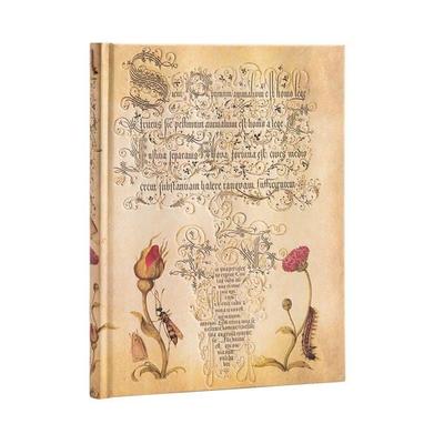 Hardcover Notizbuch Flämische Rose, Ultra, Liniert, Gebundene Ausgabe von Paperblanks, Paperblanks, 978-1-4397-8124-1