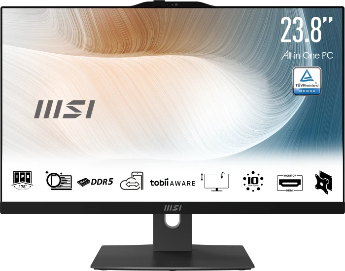MSI Business AIO Modern AM242P 1M-2090XEU Black DDR5