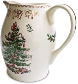 Spode Christmas Tree Gold Pitcher - 1.7 Liter