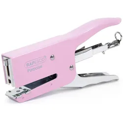 Rapesco, Heftgerät, Heftzange Porpoise, rosa (50 Blätter)