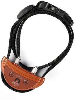 Uplifted Goods Waterproof Dog Anti Barking Training Collar brown Collar