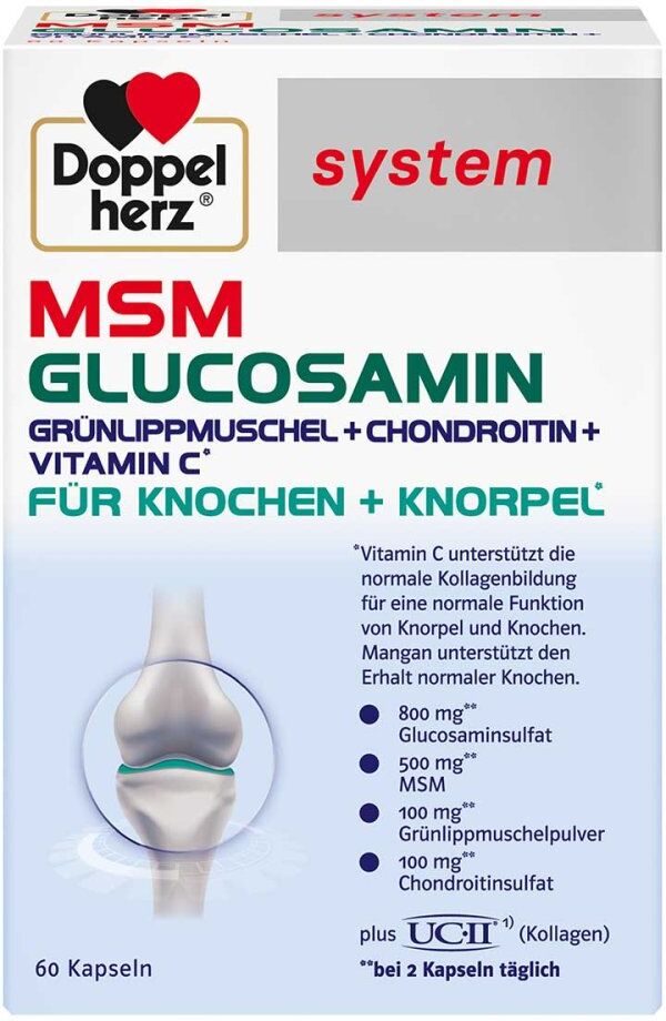 Doppelherz MSM Glucosamin System Kapseln 60stk